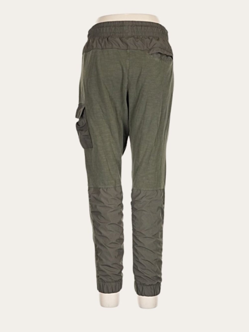 Nike Green Cargo Jogger Pants Size L Cotton Utility Athleisure Activewear - Picture 4 of 7